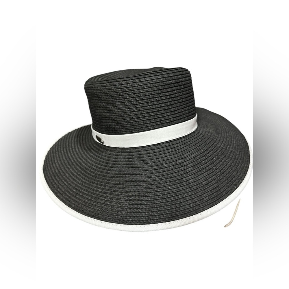 Sun & Sand Chic Black and White Hat
